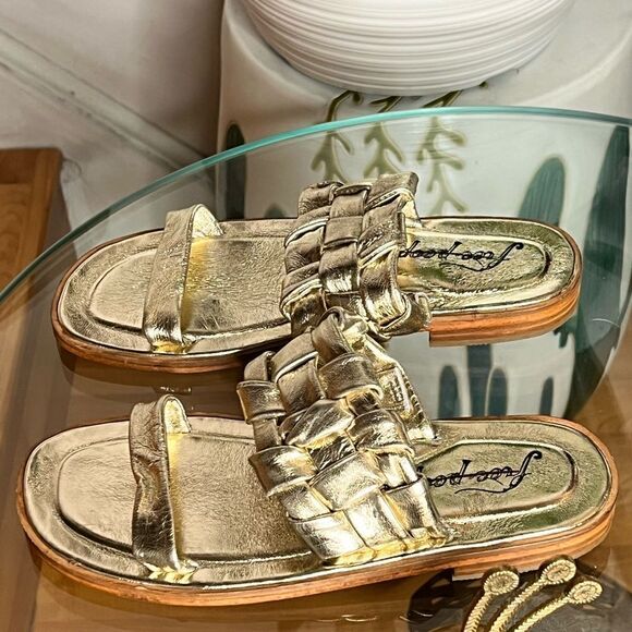 New Free People Winding River Slide Sandal/  Size 38 - Picture 5 of 7